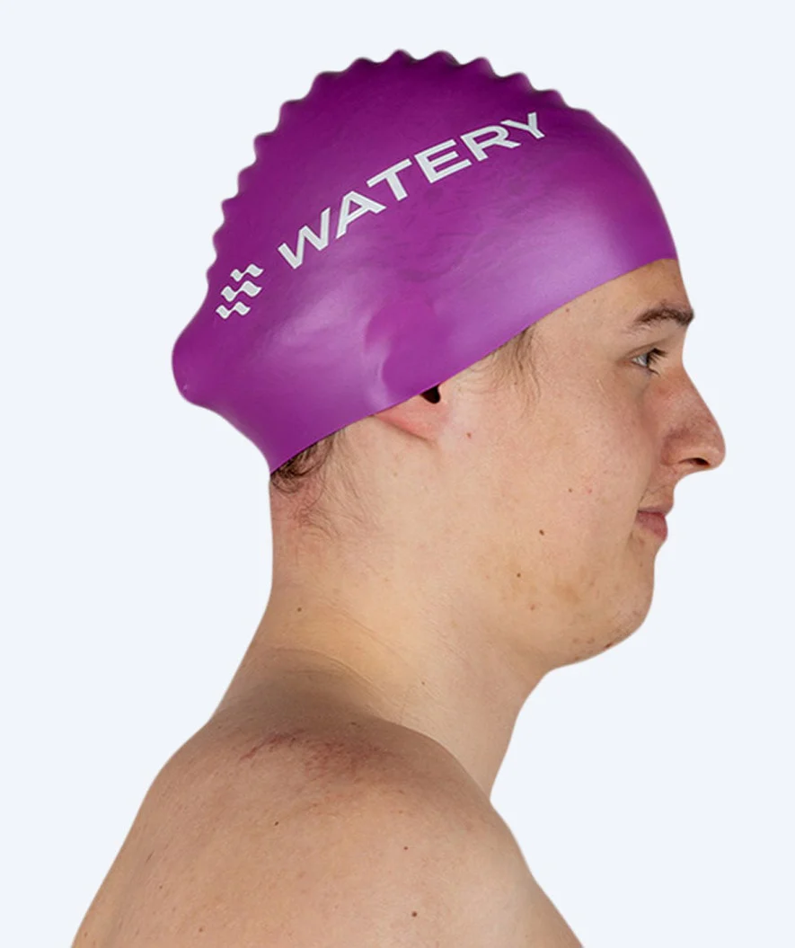 Watery czepek do pływania (od 10 lat) - Signature - Violet - Image 7