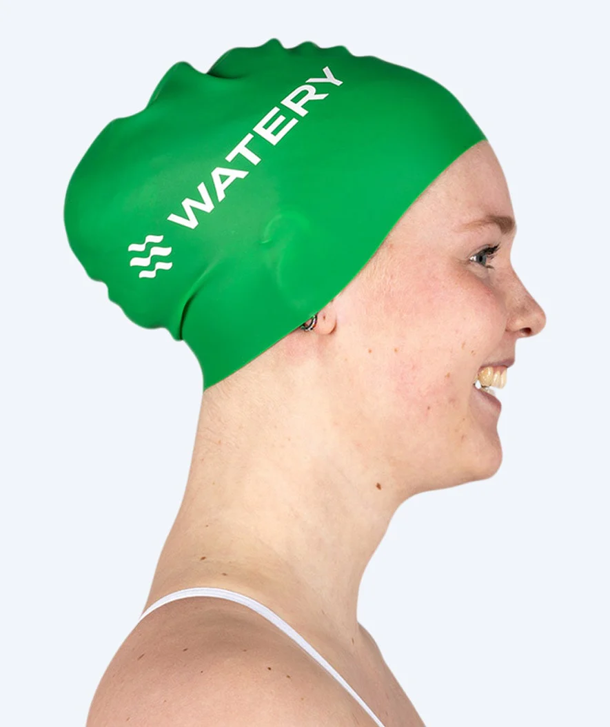 Watery czepek do pływania (od 10 lat) - Signature - Zielony - Image 3