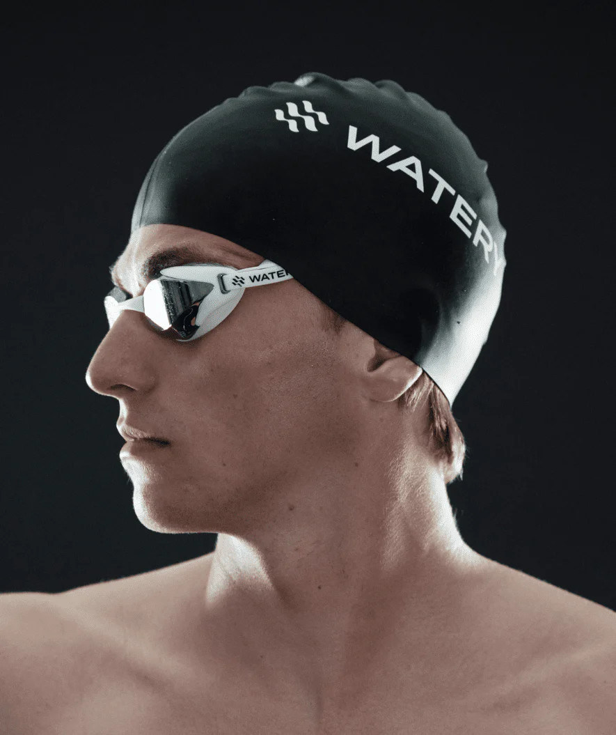 Watery Elite okulary do pływania - Poseidon Mirror - Biały/Srebrny - Image 17