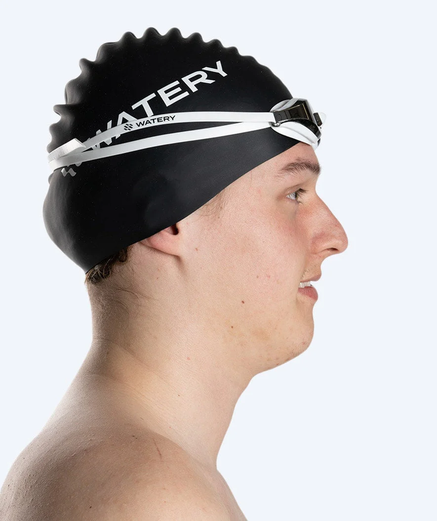 Watery Elite okulary do pływania - Poseidon Mirror - Biały/Srebrny - Image 20
