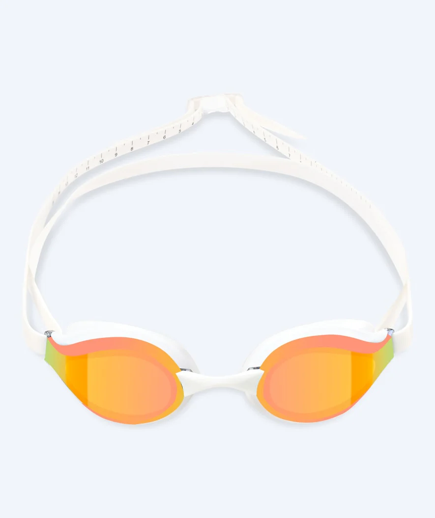 Watery Elite okulary do pływania - Poseidon Mirror - Biały/złoty - Image 2