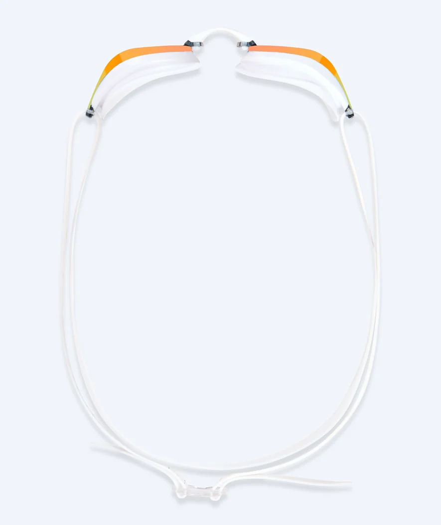 Watery Elite okulary do pływania - Poseidon Mirror - Biały/złoty - Image 3