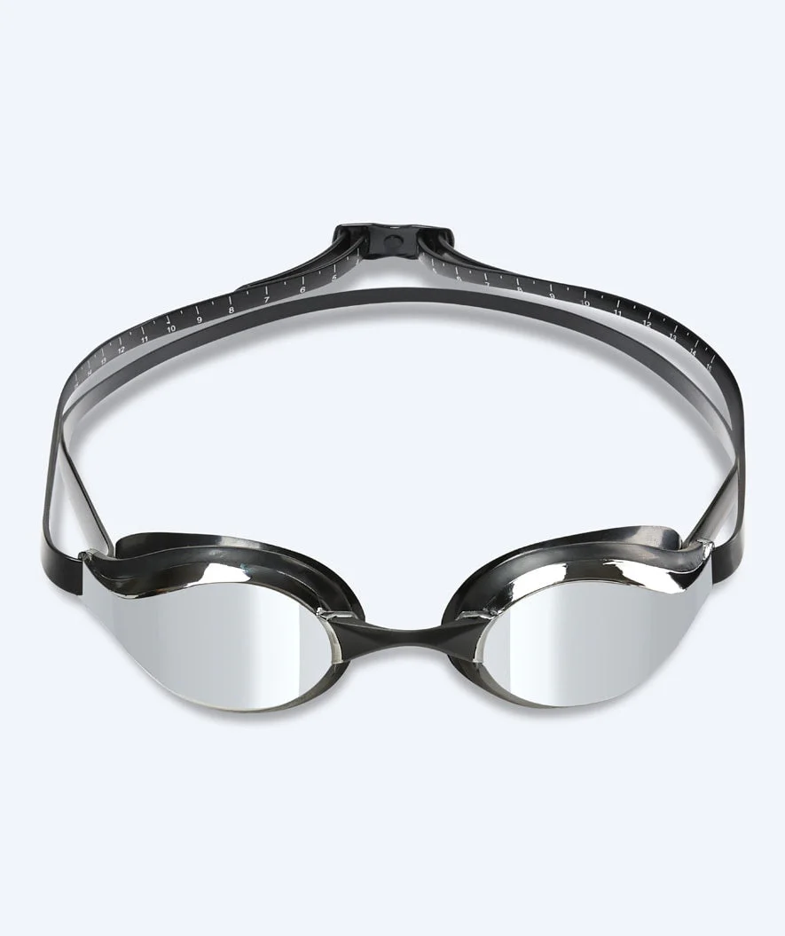 Watery Elite okulary do pływania - Poseidon Mirror - Czarny/srebrny - Image 2