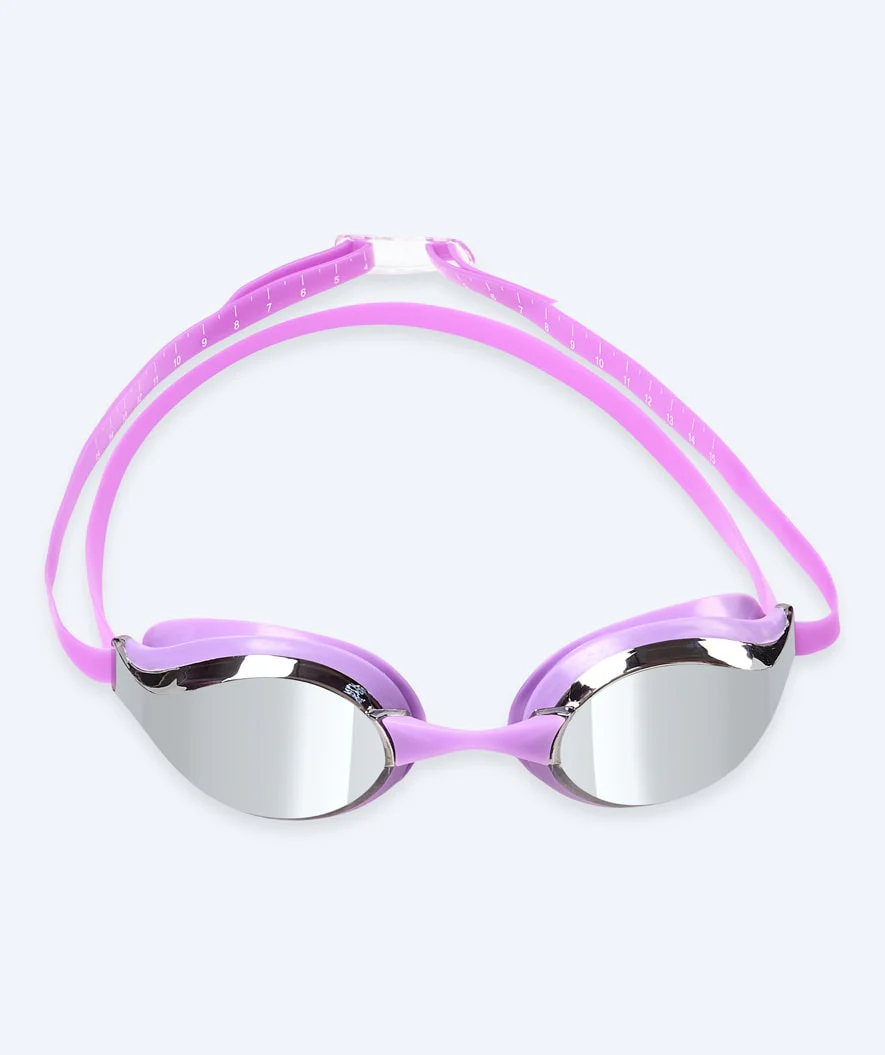 Watery Elite okulary do pływania - Poseidon Mirror - Fioletowy/srebrny - Image 2