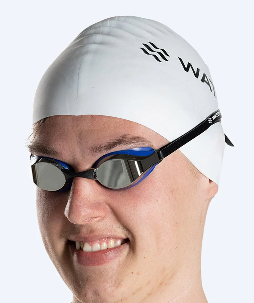 Watery Elite okulary do pływania - Poseidon Mirror - Niebieski/srebrny - Image 10