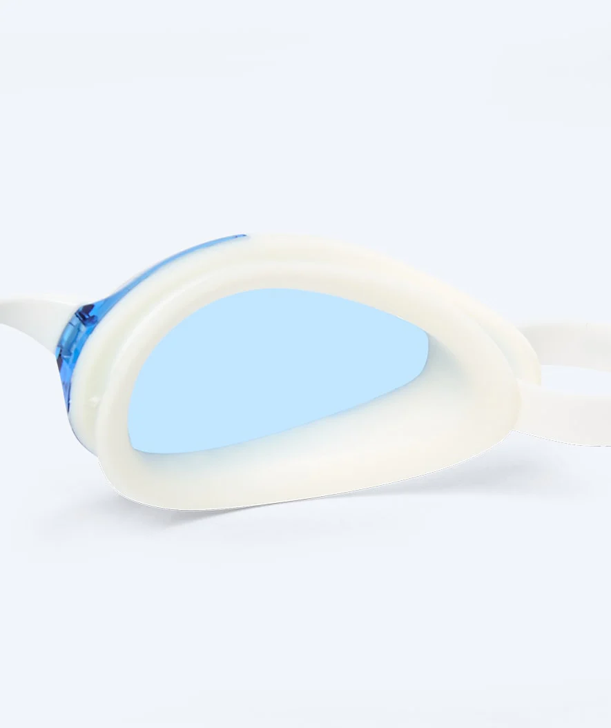 Watery Elite okulary do pływania - Poseidon Ultra - Biały/niebieski - Image 5