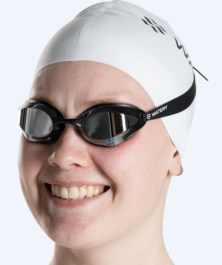 Watery Elite okulary do pływania - Poseidon Ultra Mirror - Czarny/srebrny - Image 11