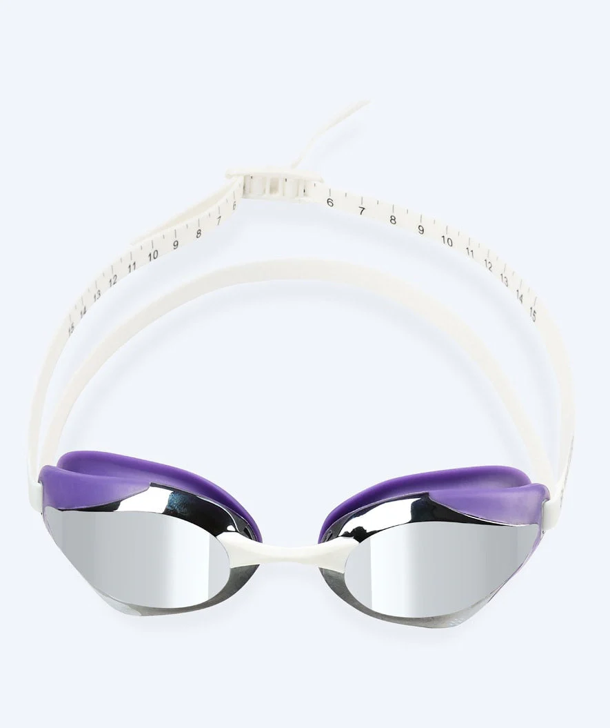 Watery Elite okulary do pływania - Poseidon Ultra Mirror - Fioletowy/srebrny - Image 2
