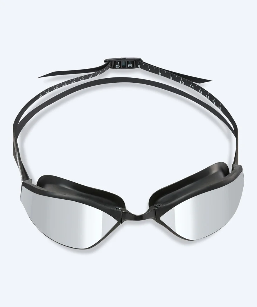 Watery Elite okulary do pływania - Storm Racer Mirror - Czarny/srebrny - Image 2