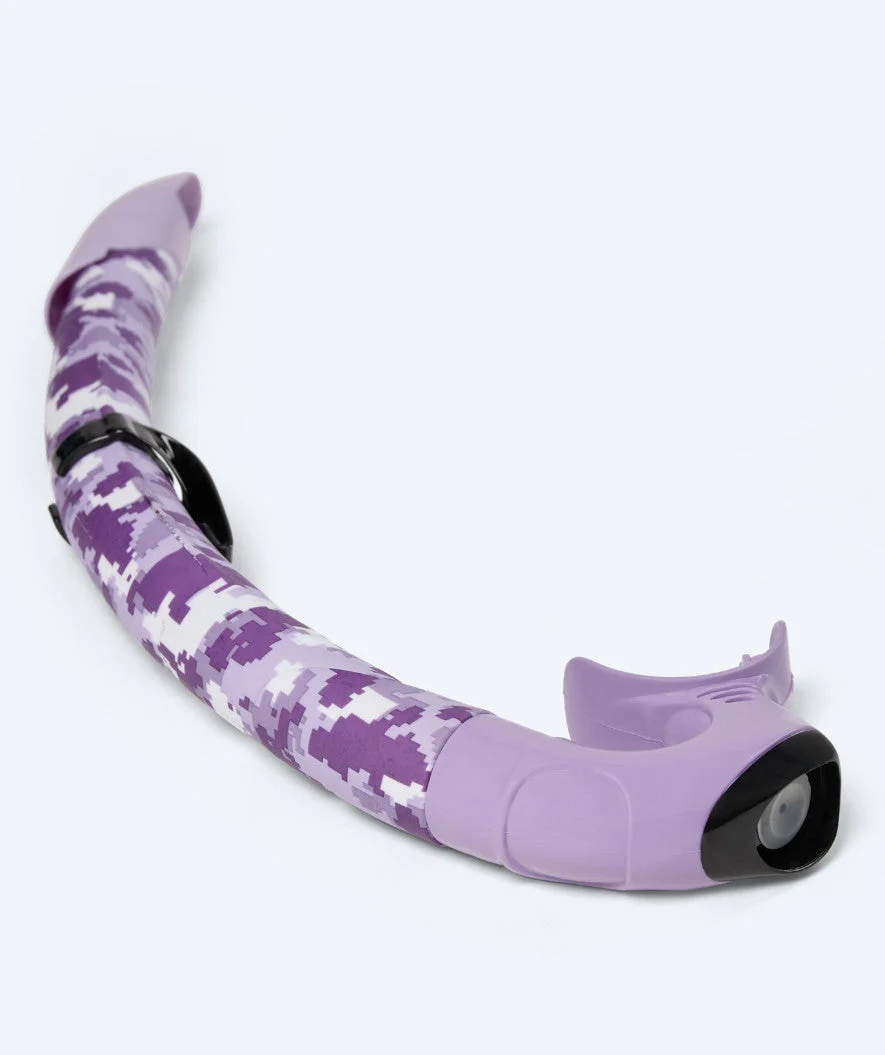 Watery fajka do snorkelingu dla dorosłych (12+) - Rudder Camo - Fioletowy - Image 6