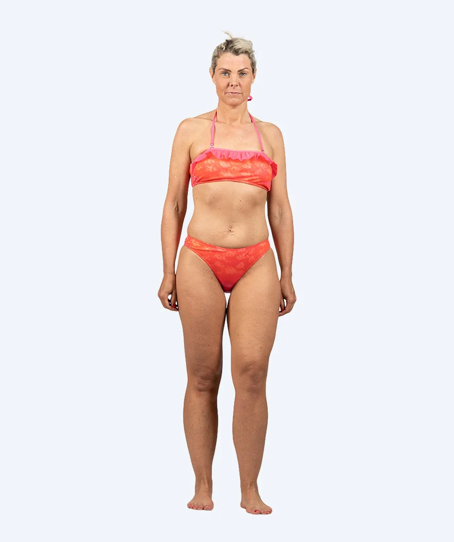 Watery góra od bikini syrenka damska - Orange Twist - Image 4