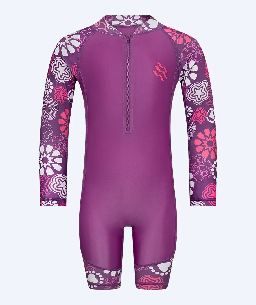 Watery kombinezon UV dla dzieci - Athena Langærmet Rashguard - Fioletowy - Image 3
