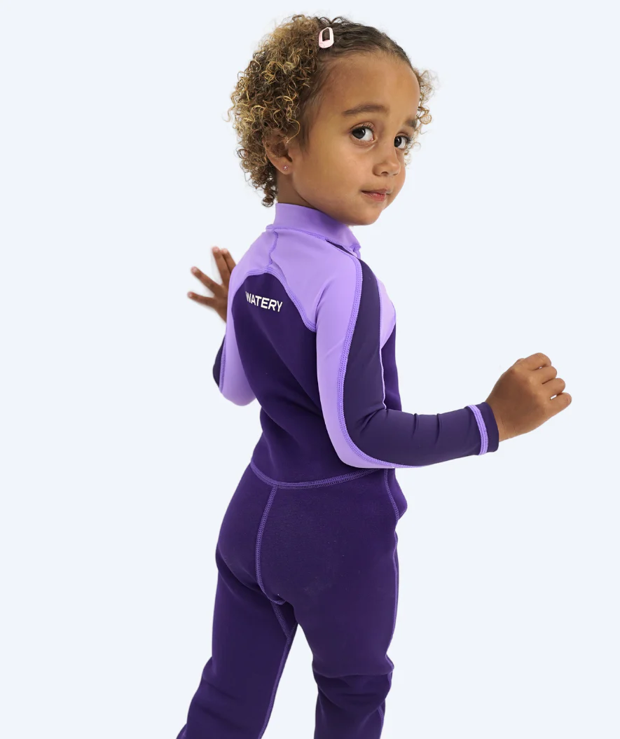 Watery kombinezon UV dla dzieci - Calypso Full-Body - Fioletowy - Image 2