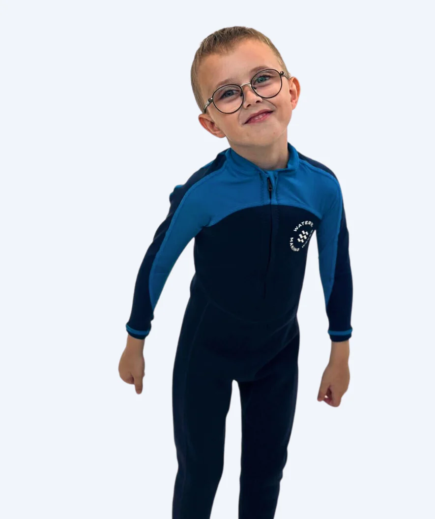 Watery kombinezon UV dla dzieci - Calypso Full-Body - Niebieski/ciemnoniebieski - Image 12