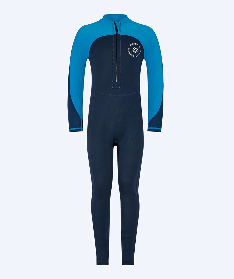 Watery kombinezon UV dla dzieci - Calypso Full-Body - Niebieski/ciemnoniebieski - Image 2
