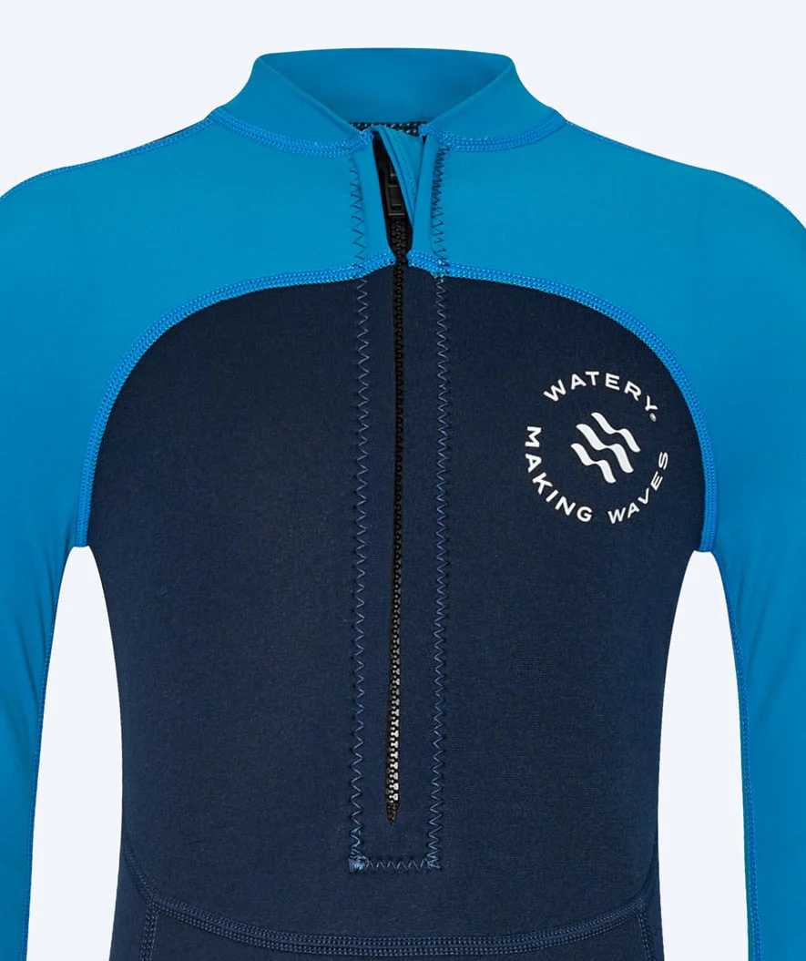 Watery kombinezon UV dla dzieci - Calypso Full-Body - Niebieski/ciemnoniebieski - Image 6