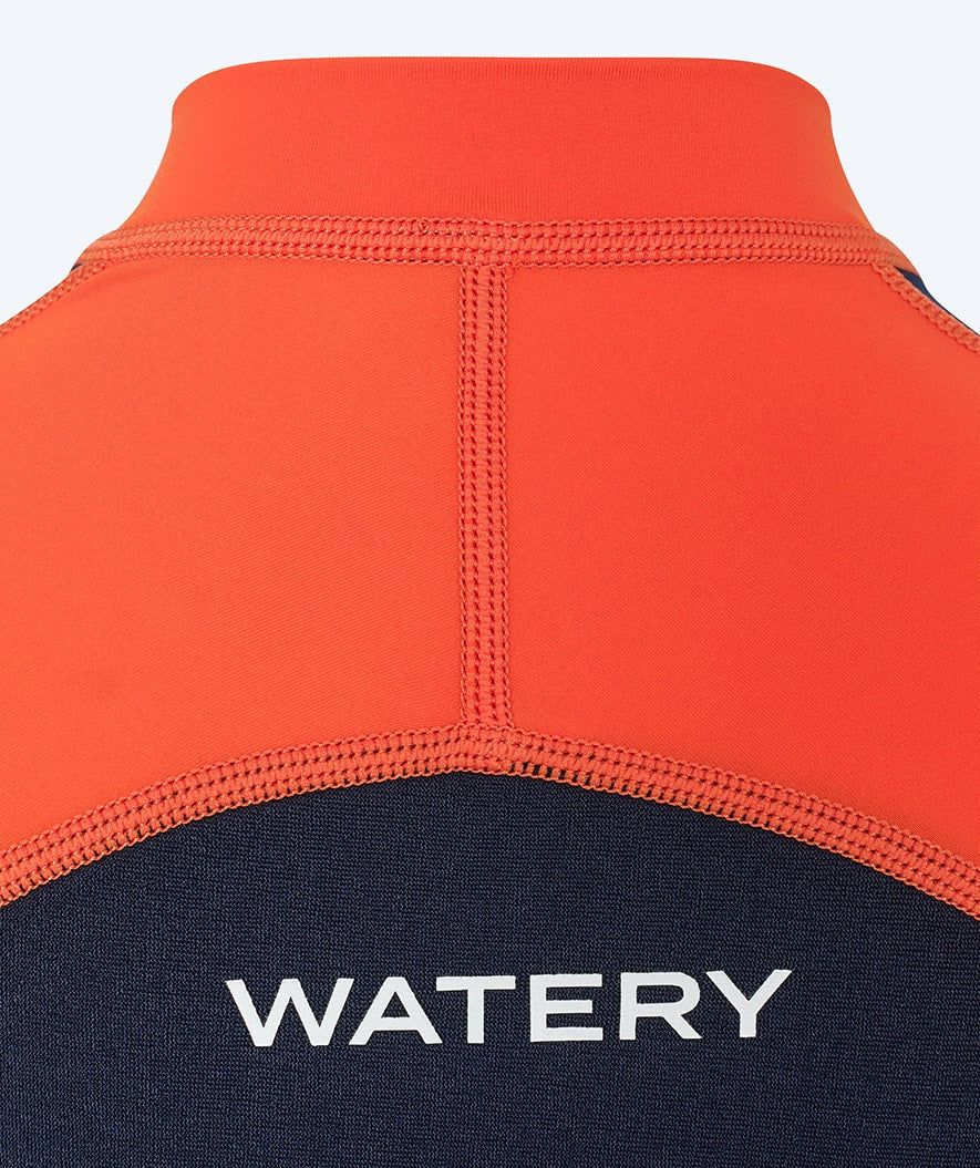 Watery kombinezon UV dla dzieci - Calypso Full-Body - Pomarańczowy/niebieski - Image 11