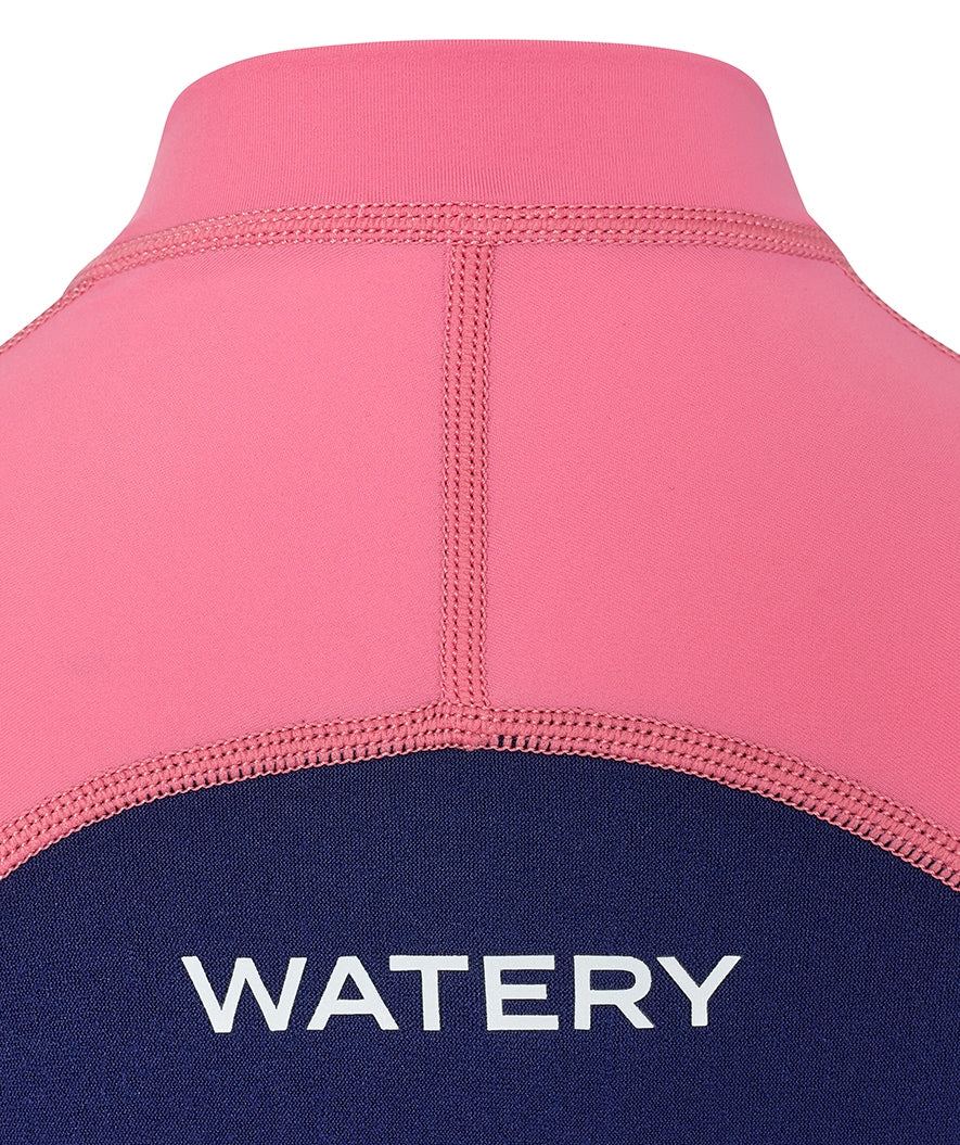 Watery kombinezon UV dla dzieci - Calypso Full-Body - Różowy/Ciemnoniebieski - Image 12