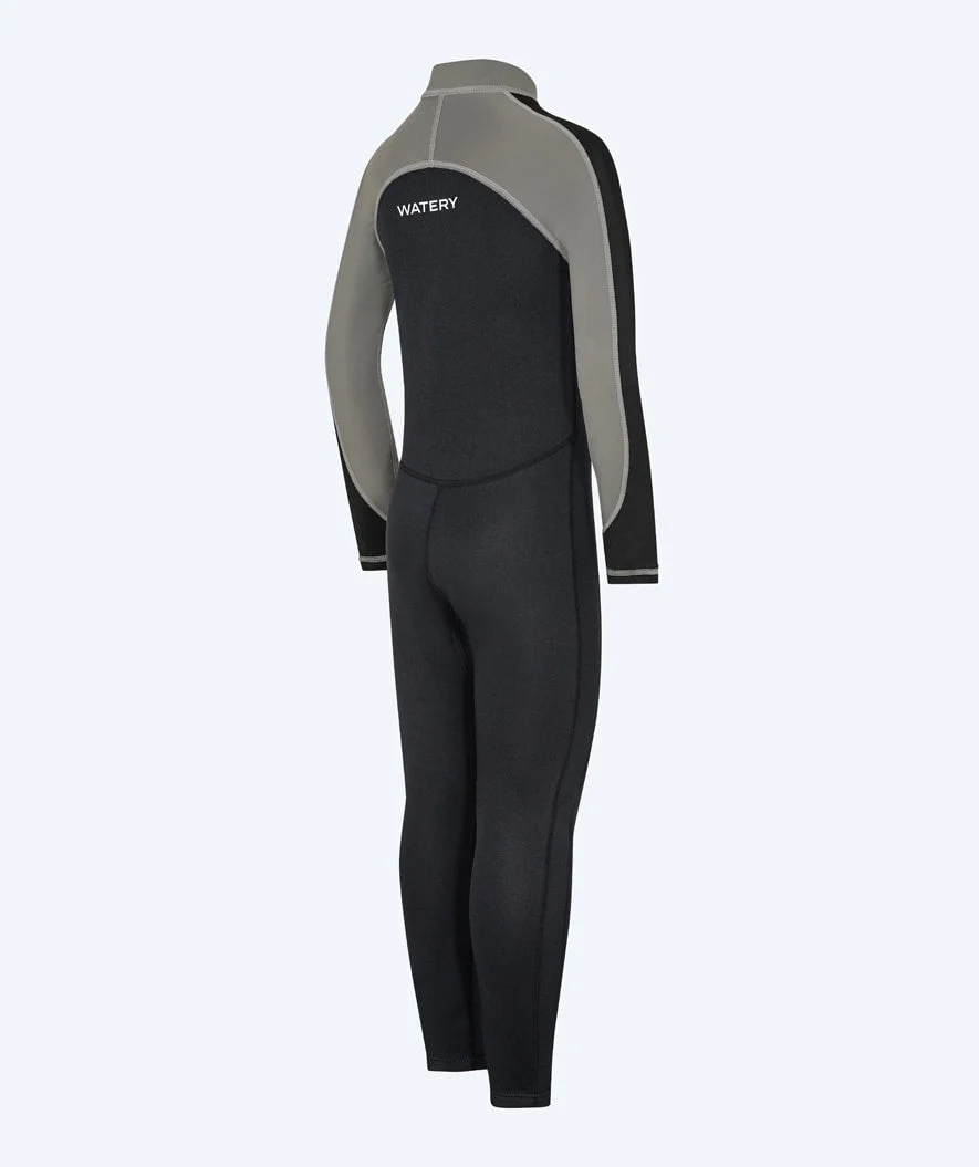 Watery kombinezon UV dla dzieci - Calypso Full-Body - Szary/czarny - Image 10