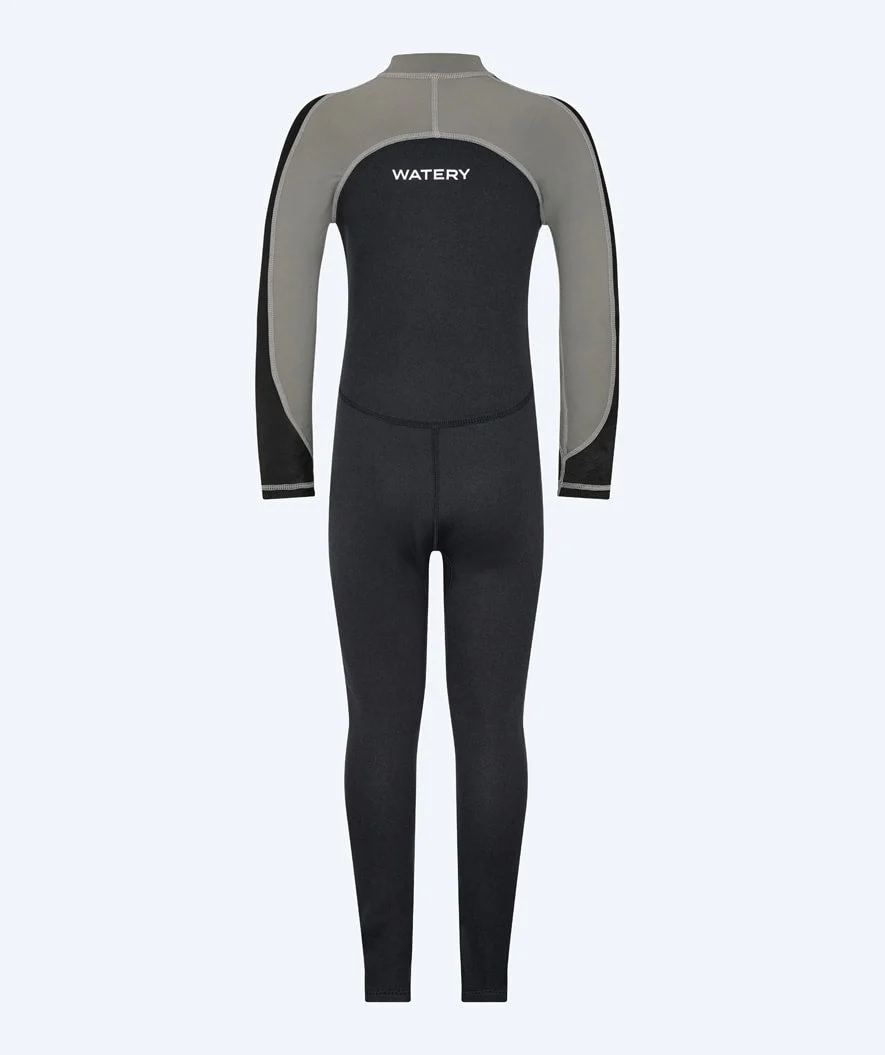 Watery kombinezon UV dla dzieci - Calypso Full-Body - Szary/czarny - Image 4