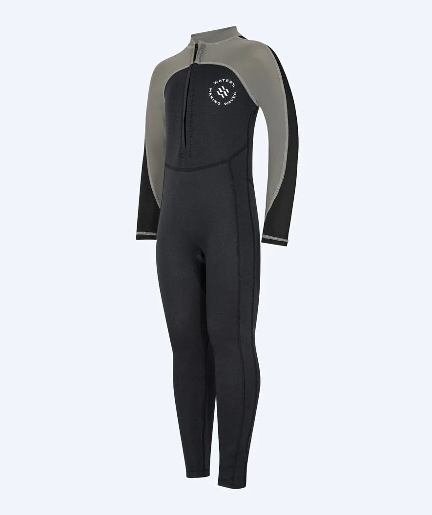 Watery kombinezon UV dla dzieci - Calypso Full-Body - Szary/czarny - Image 9