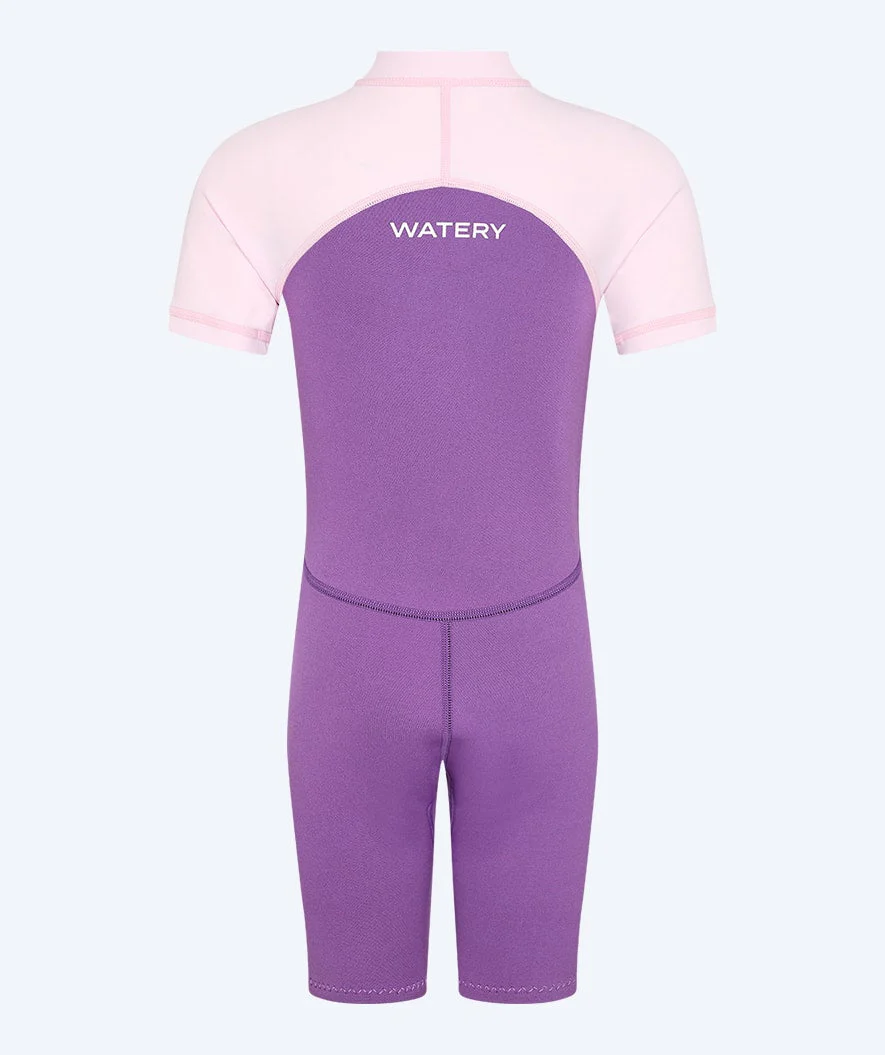Watery kombinezon UV dla dzieci - Calypso Shorty - Atlantic Purple - Image 3