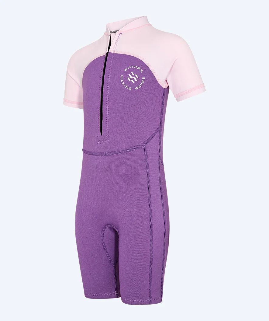 Watery kombinezon UV dla dzieci - Calypso Shorty - Atlantic Purple - Image 5