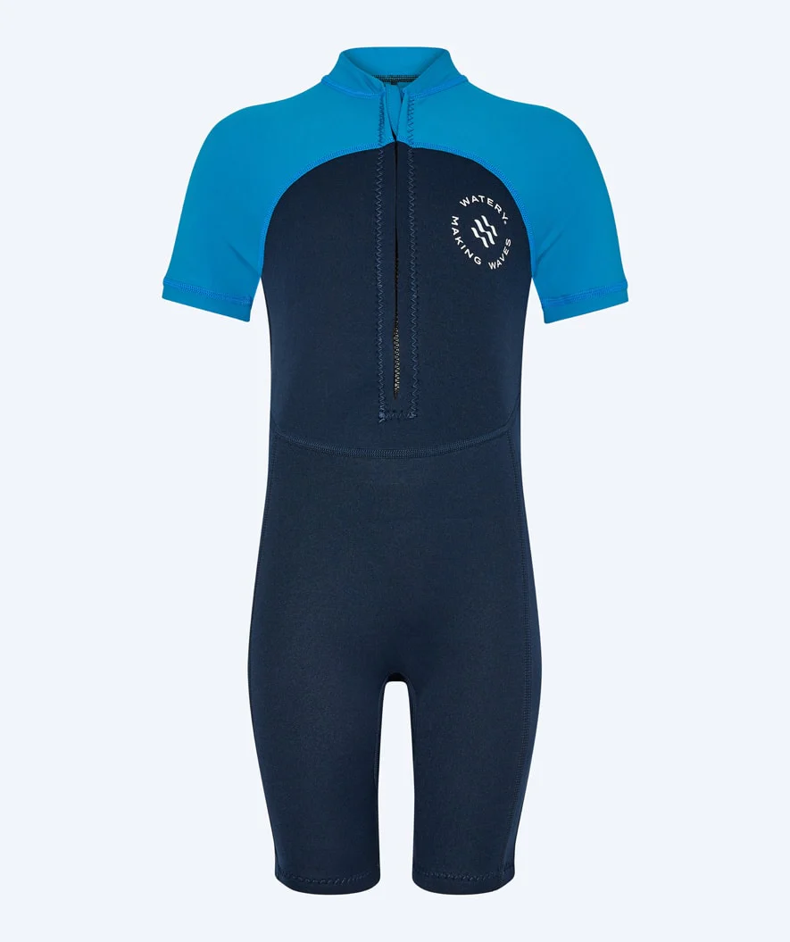 Watery kombinezon UV dla dzieci - Calypso Shorty - Ciemnoniebieski - Image 2