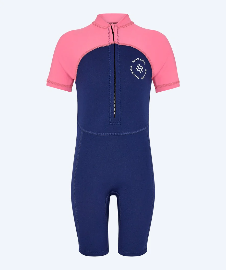 Watery kombinezon UV dla dzieci - Calypso Shorty - Różowy - Image 2