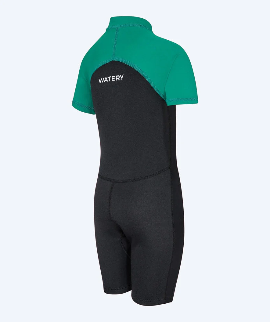 Watery kombinezon UV dla dzieci - Calypso Shorty - Zielono/czarny - Image 16