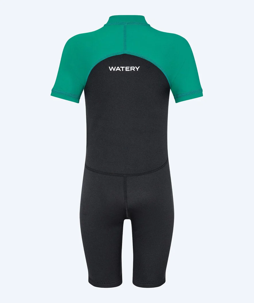 Watery kombinezon UV dla dzieci - Calypso Shorty - Zielono/czarny - Image 5