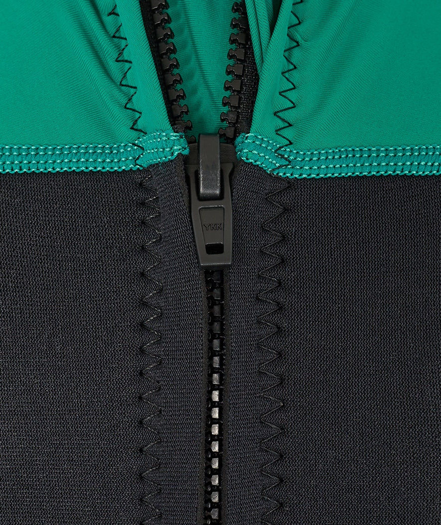 Watery kombinezon UV dla dzieci - Calypso Shorty - Zielono/czarny - Image 8