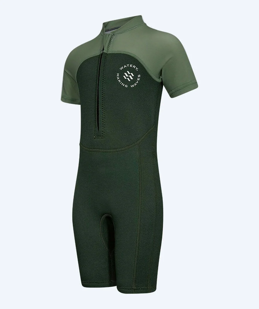 Watery kombinezon UV dla dzieci - Calypso Shorty - Zielony/jasnozielony - Image 5