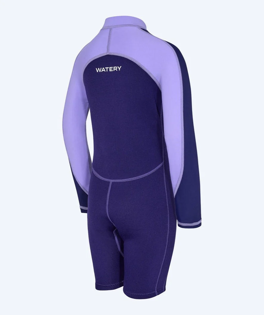 Watery kombinezon UV dla dzieci - Calypso z długimi rękawami - Fioletowy - Image 12