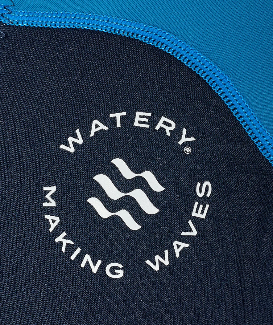 Watery kombinezon UV dla dzieci - Calypso z długimi rękawami - Niebieski/ciemnoniebieski - Image 13
