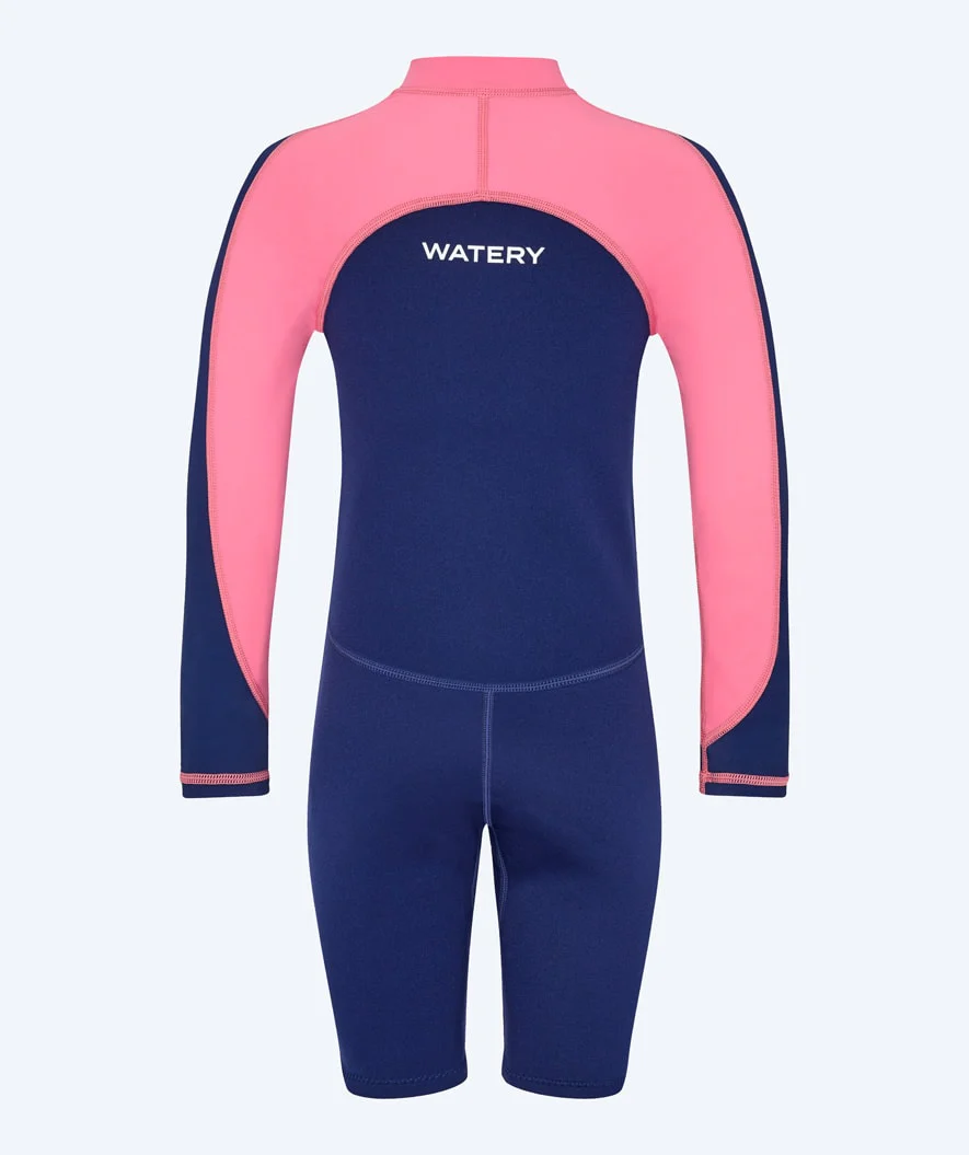 Watery kombinezon UV dla dzieci - Calypso z długimi rękawami - Różowy - Image 3