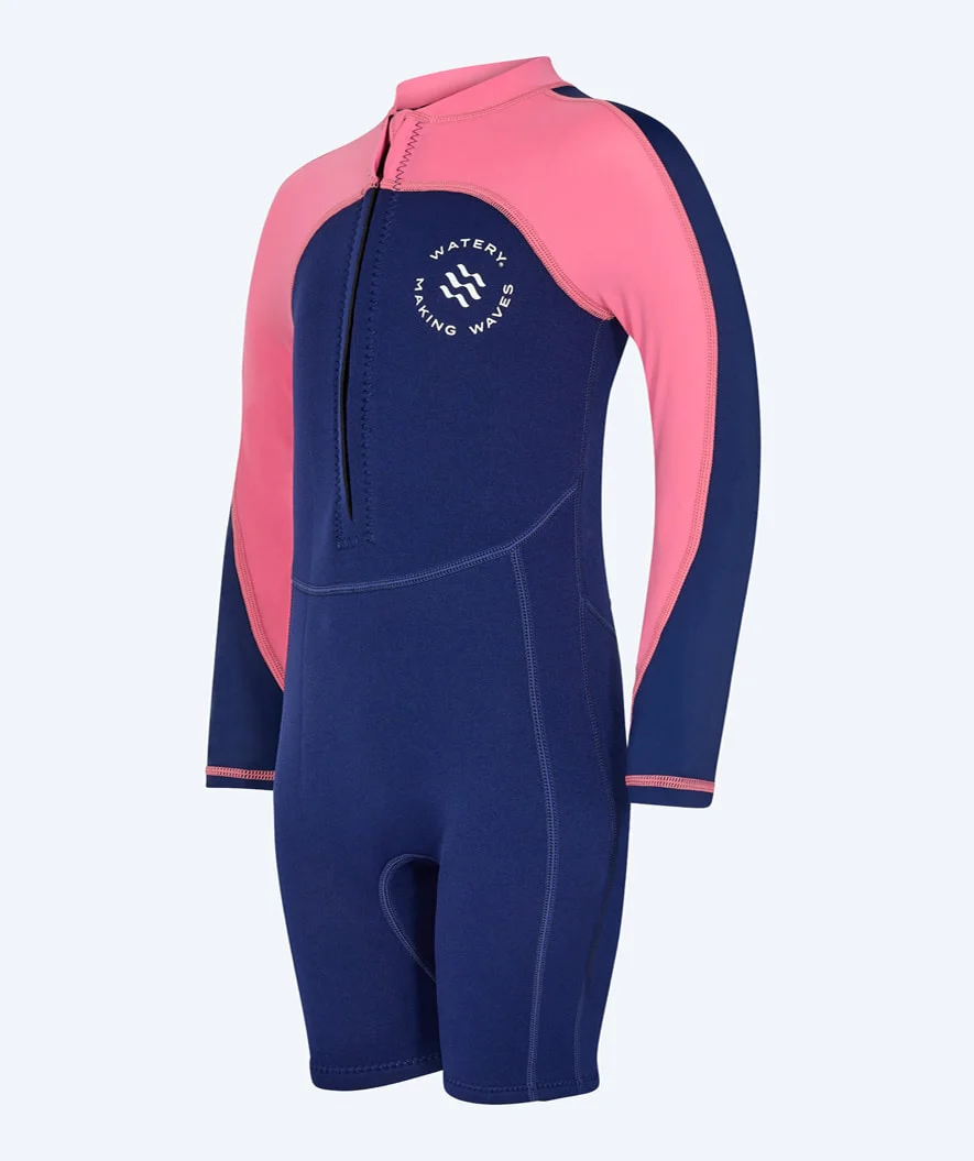 Watery kombinezon UV dla dzieci - Calypso z długimi rękawami - Różowy - Image 8