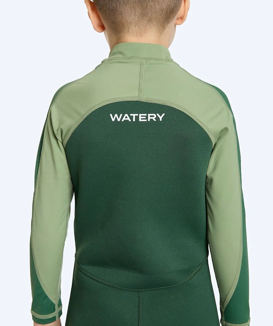 Watery kombinezon UV dla dzieci - Calypso z długimi rękawami - Zielony/jasnozielony - Image 6