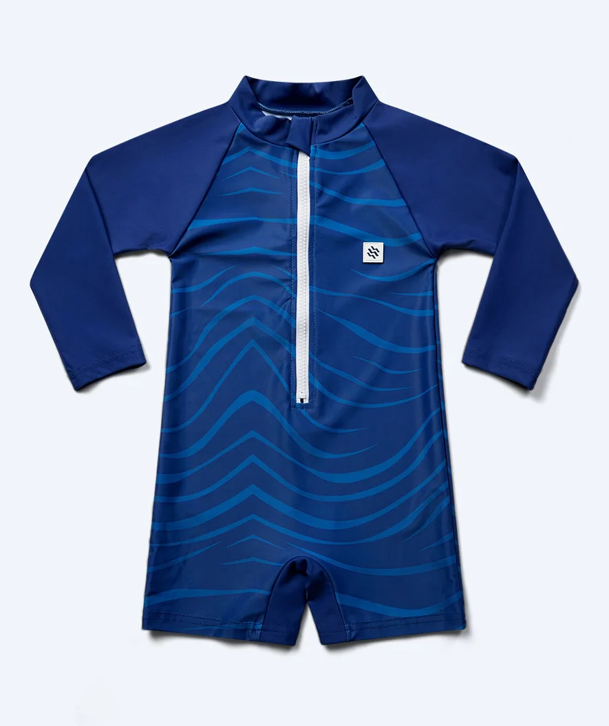 Watery kombinezon UV dla dzieci - Fjord Rashguard z długim rękawem - Ciemnoniebieski - Image 11