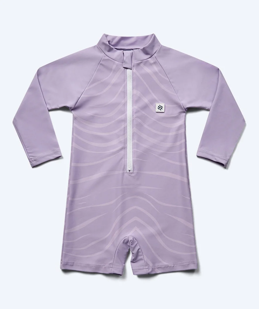 Watery kombinezon UV dla dzieci - Fjord Rashguard z długimi rękawami - Liliowy - Image 10
