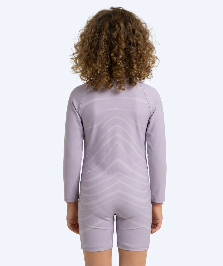 Watery kombinezon UV dla dzieci - Fjord Rashguard z długimi rękawami - Liliowy - Image 2