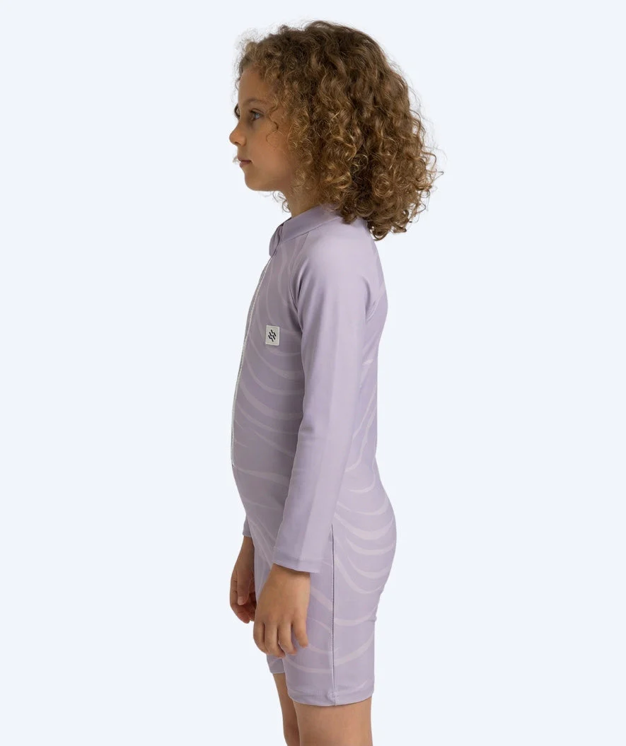 Watery kombinezon UV dla dzieci - Fjord Rashguard z długimi rękawami - Liliowy - Image 3