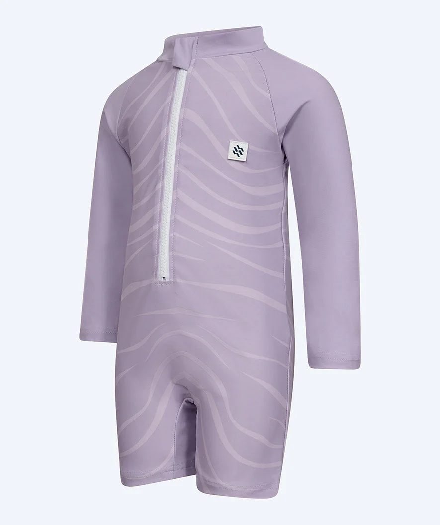 Watery kombinezon UV dla dzieci - Fjord Rashguard z długimi rękawami - Liliowy - Image 7