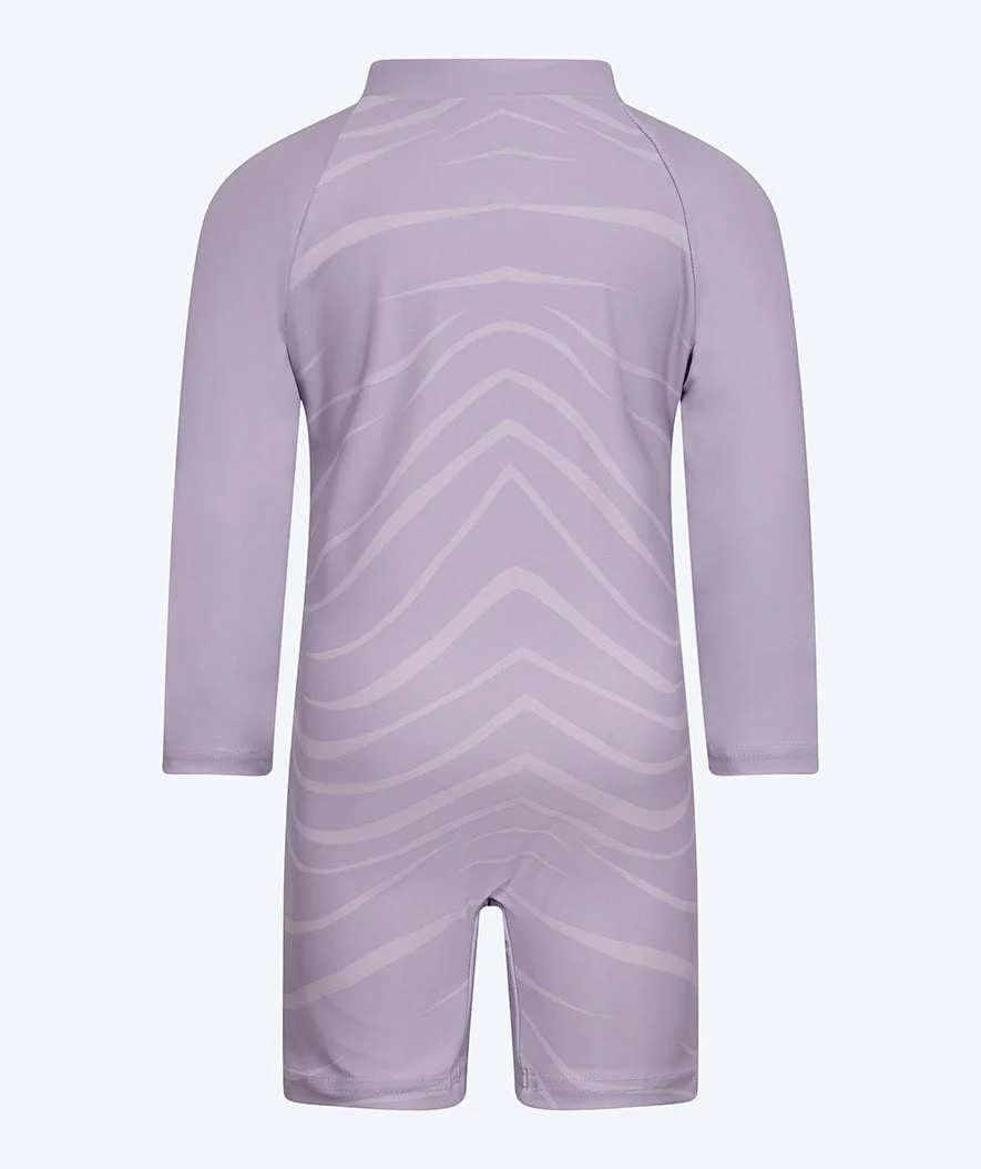 Watery kombinezon UV dla dzieci - Fjord Rashguard z długimi rękawami - Liliowy - Image 9