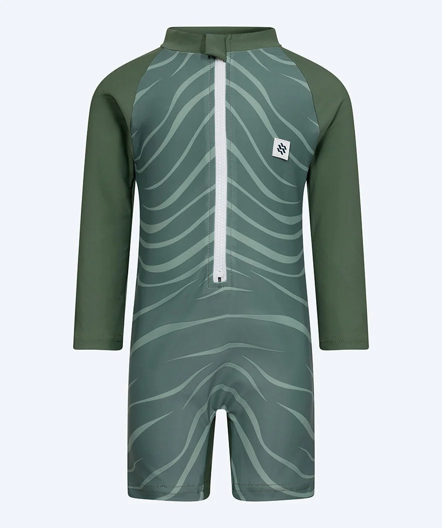 Watery kombinezon UV dla dzieci - Fjord Rashguard z długimi rękawami - Zielony - Image 7