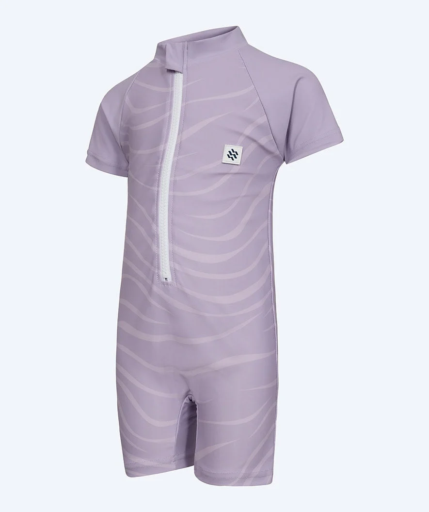 Watery kombinezon UV dla dzieci - Fjord Rashguard z krótkimi rękawami - Fioletowy - Image 6