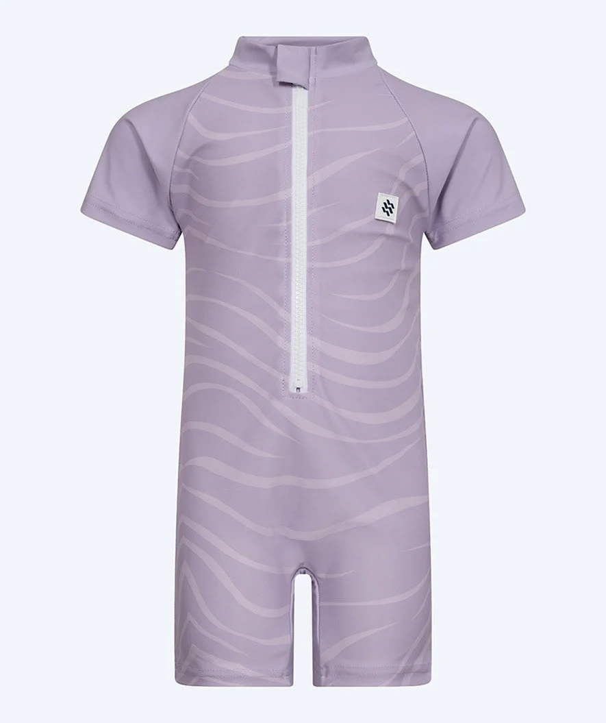 Watery kombinezon UV dla dzieci - Fjord Rashguard z krótkimi rękawami - Fioletowy - Image 7