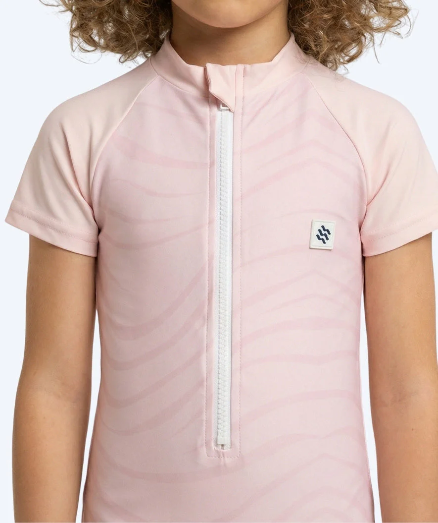 Watery kombinezon UV dla dzieci - Fjord Rashguard z krótkimi rękawami - Różowy - Image 6