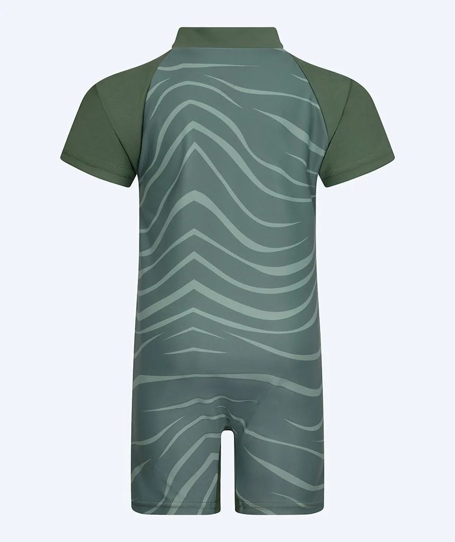Watery kombinezon UV dla dzieci - Fjord Rashguard z krótkimi rękawami - Zielony - Image 7