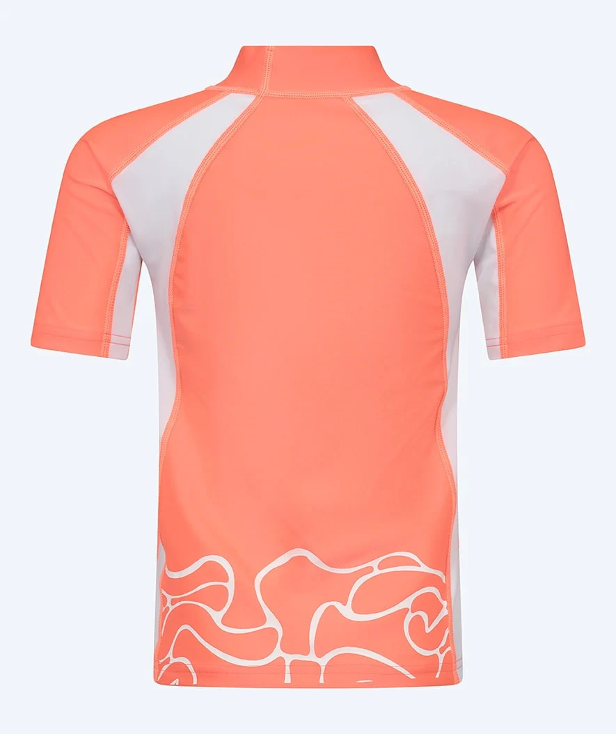 Watery koszulka UV dla dzieci - Chilton Rashguard z krótkimi rękawami - Różowy/biały - Image 10